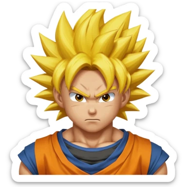 Goku super saiyan  sticker