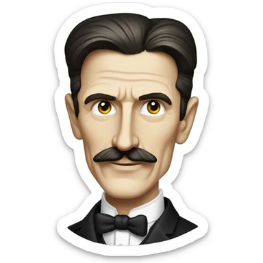 Nikola Tesla sticker