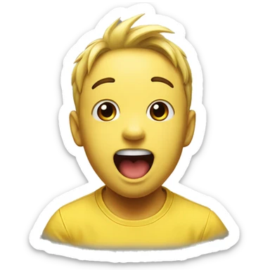 a singular surprised pikachu, in the style of a cartoon targeted towards grown men, realistic sticker