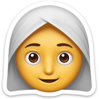 Saçı uzun ve arkadan bağlı olan bir erkek çiz sticker