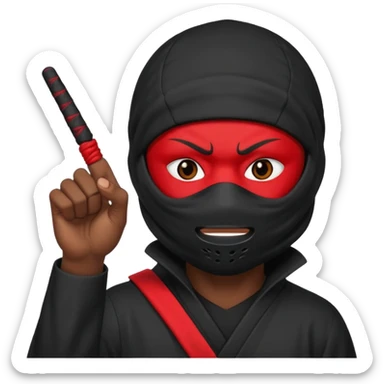 🖕🏻🥷🏽 sticker