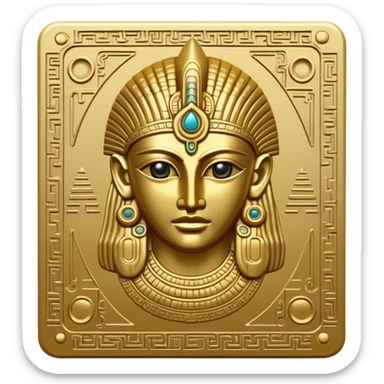 anunnaki ancient gold computing tablet sticker