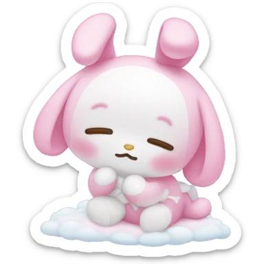 My melody qui dort sticker