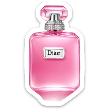 Pink Dior perfume ￼ sticker