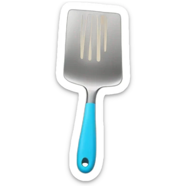 Depilation spatula sticker