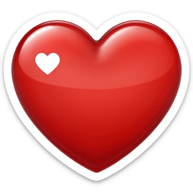 iPhone Heart sticker
