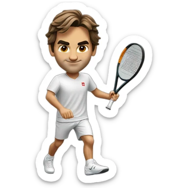 Roger Federer sticker