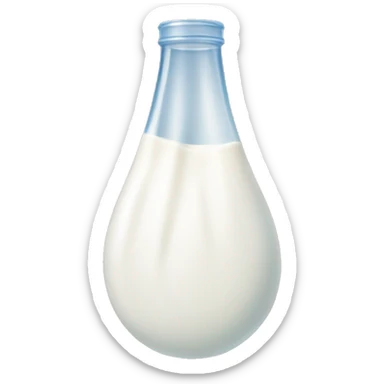 Milk drop sticker