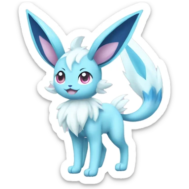 Sylveon-Glaceon-Vaporeon full body sticker