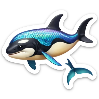 orca mixed with camelion sticker