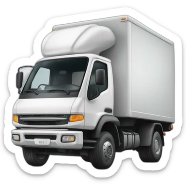 camion vrac vu  sur le coté sticker