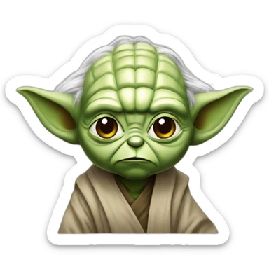 Yoda qui fument sticker