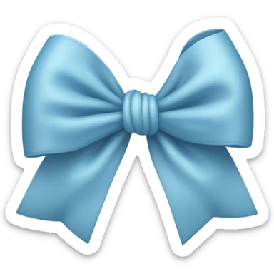 blue bow #f0ffff sticker