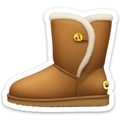 bump in ugg boots sticker
