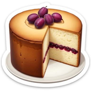 plum cake sticker