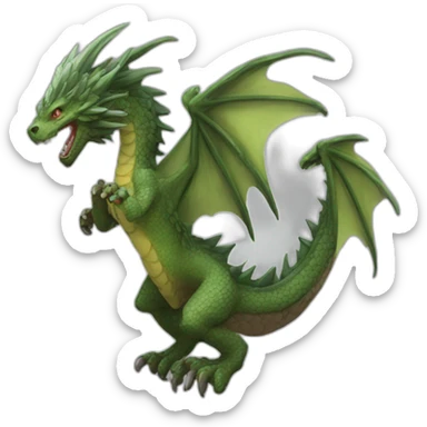 Dracon bol z sticker