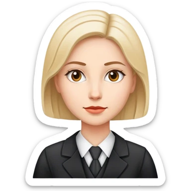 Female lawyer sticker