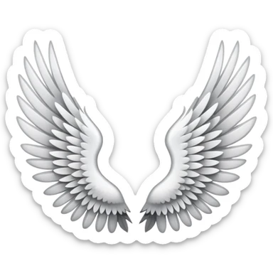Wings emoji left and right sticker