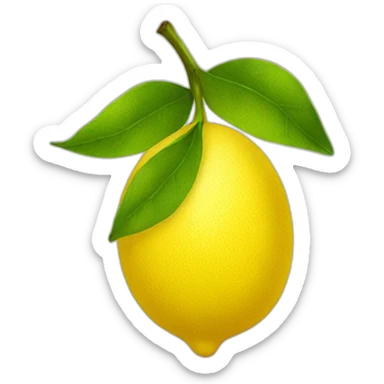 lemon sticker