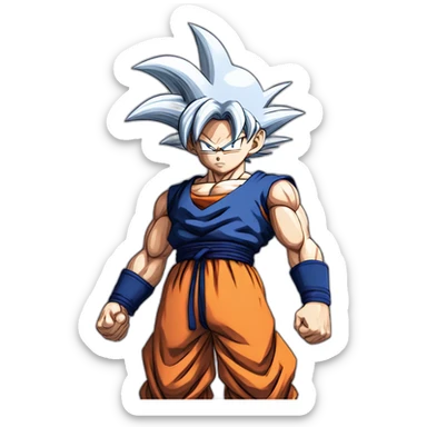 Son Goku ultra instinct sticker