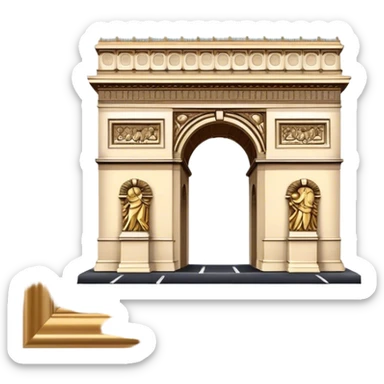 arc de triomphe sticker
