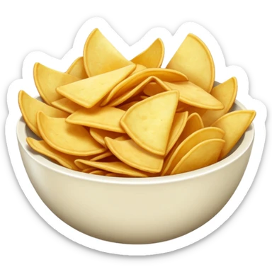cheaps snack in a bowl sticker