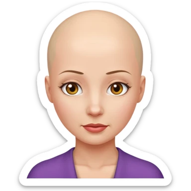 exploid headed woman sticker