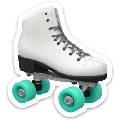 Roller skating sticker