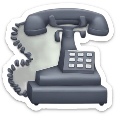 phone with a like tumb sticker