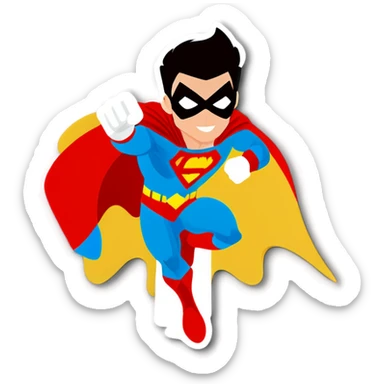 Superhero  sticker