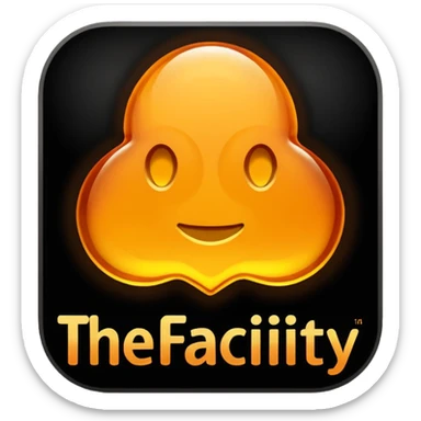 glowing amber emblem above bold text reading “THE FACILITY” sticker