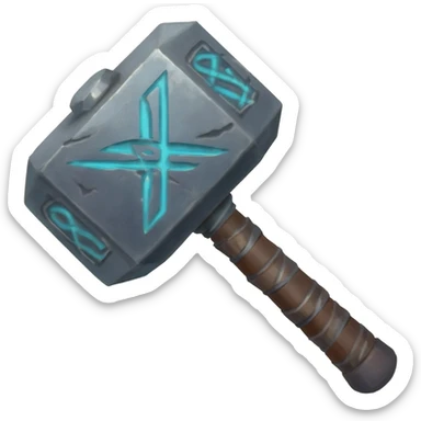 thor hammer sticker