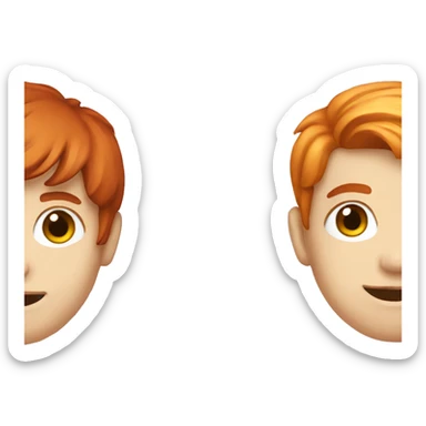 twink and a redhead sticker