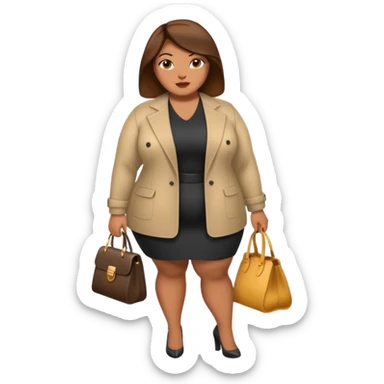 Prohibido gorda sticker