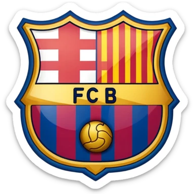 Insta emoji fc barcelona sticker