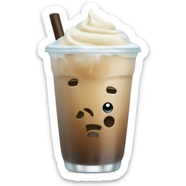 Iced Macha latte sticker
