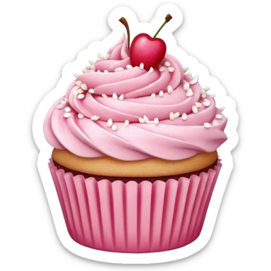 sakura cupcake   sticker