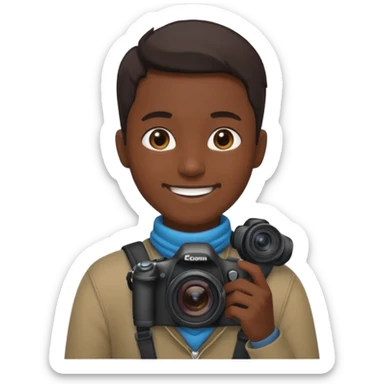 dslr photographer emoji sticker