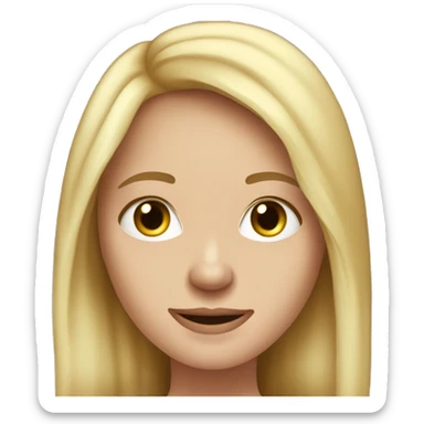 Sarah. She's in her twenties, like me, and she's slim with long blonde hair. She's very friendly but she is noisy. She talks loudly and loves listening to loud music. sticker