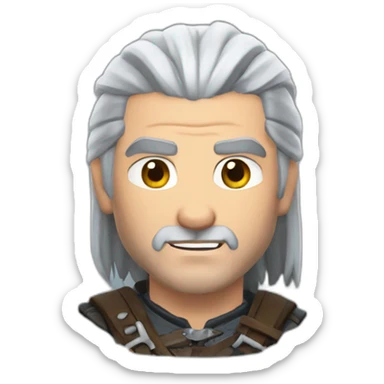 geralt of rivia sticker