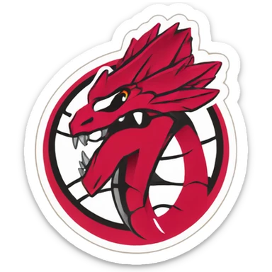 toronto raptors logo sticker