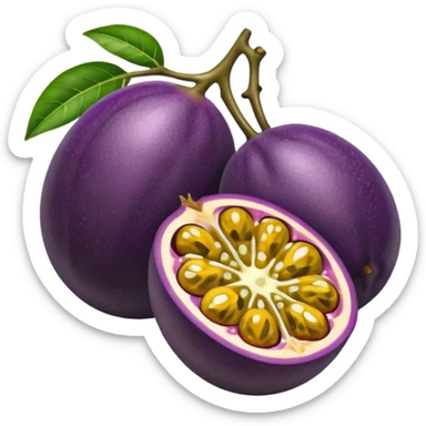 passion fruit sticker