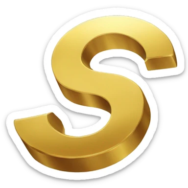 a gold coin with a letter G sticker