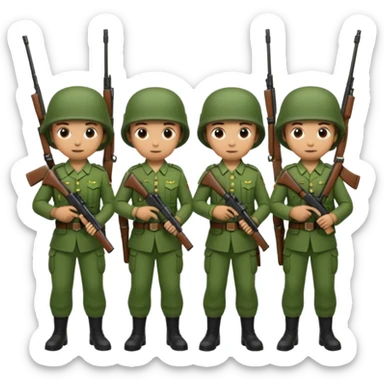 army squad sticker