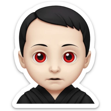 Voldemort as a baby sticker