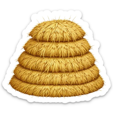 hay grass  sticker