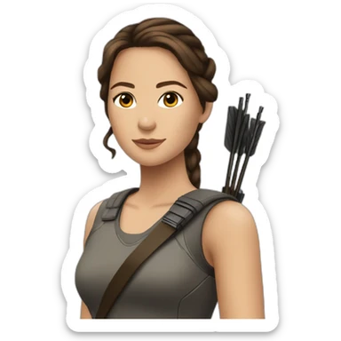 Katniss Everdeen sticker