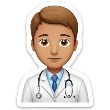 Psicóloga atendendo paciente  sticker