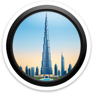 Burj khalifa sticker