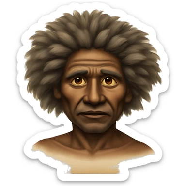 Aborigines of Australia 17th century sticker